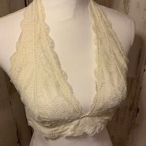 Lace Halter Bra